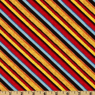 Hot Rods Ride Again Diagonal Stripes Red   Discount Designer Fabric 