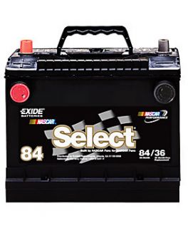 Exide NASCAR Select Battery, 75DT 84N/75DT 72   0472613  Tractor 
