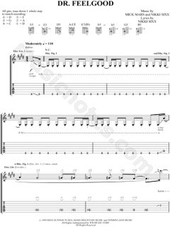 Mötley Crüe   Dr. Feelgood  Learn to Play it on Guitar with Guitar 