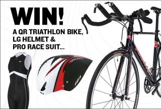 Win a Q Roo Tri Bike, LG Vorttice helmet & race suit