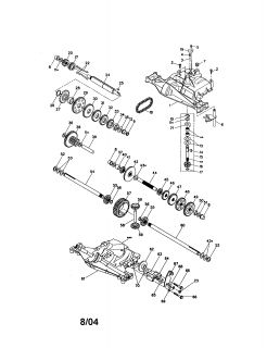 Model # 917271190 Craftsman Lawn tractor   Lift assembly (30 parts)