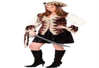 Plus Size Royal Lady Pirate Plus Adult Costume  Plus Size women`s 