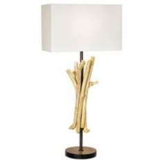 Cabin Lodge Wood Buffet Table Lamp by The Natural Light