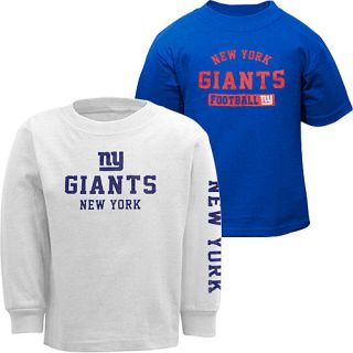 New York Giants Youth T Shirts Youth New York Giants 3 in 1 Combo Tee 