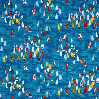 Sea Regatta Blue   Discount Designer Fabric   Fabric