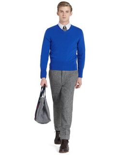 http//www.brooksbrothers/Cashmere V Neck Sweater/FS00134_____BLUE 