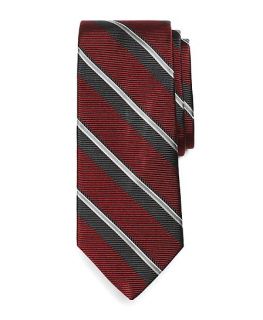 Twill Sidewheeler Stripe Tie   Brooks Brothers