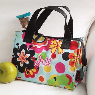 7189   Insulated Floral Blossoms Lunch Tote   Full Bag