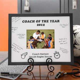 4659   Coach Of The Year Signature Plaque   Full View