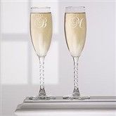 Personalized Champagne Flutes  PersonalizationMall 
