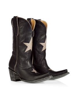Mexicana Black And Bone Half Western Boots  Damen  Schuhe  STYLEBOP 