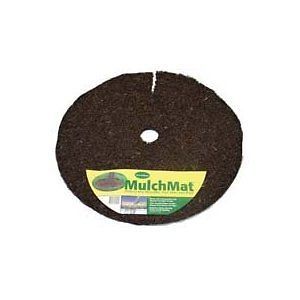 36 Recycled Rubber Mulch Mat Tree Ring by Easy Gardener, Brown