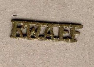 MILITARY GREAT BRITAIN ROYAL WEST AFRICA FIELD FORCE SHOULDER TITLE 