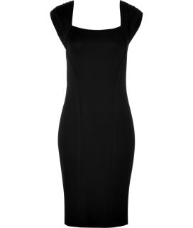 Donna Karan Black Cap Sleeve Dress  Damen > Kleider  STYLEBOP