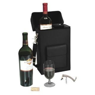 Connoisseur Leather Wine Carriers at Brookstone—Buy Now