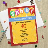 Personalized Birthday Party Invitation & Thank You Notes 