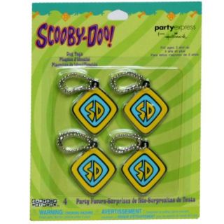 Halloween Costumes Scooby Doo Dog Tags (4 count)