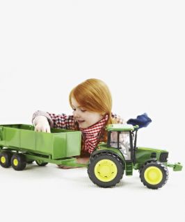 John Deere 6930S Tractor and Trailer   farm toys & animals 