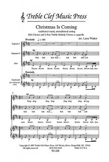 Look inside Christmas Is Coming (traditional round)   Sheet Music Plus