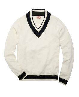 Cotton and Wool Cricket Sweater   Brooks Brothers