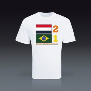 Netherlands vs. Brazil Result T Shirt  SOCCER