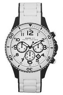 MARC BY MARC JACOBS MBM2573 Rock Chrono stainless steel and rubber 