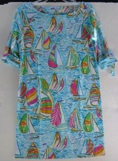 NWT Lilly Pulitzer L 12 14 16 Camie Print Jersey Dress Multi you 