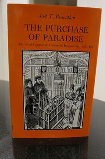 The Purchase of Paradise Gift Giving and the Aristocracy, 1307 1485 