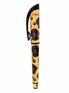   Pen Black Dachshund dog refillable great dog lover gift 