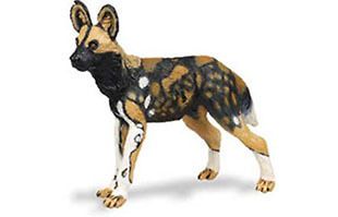 Safari #239729 African Wild Dog, Toy Collectible Dog