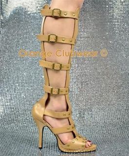 PLEASER Medieval Roman Gladiator Womens Costume Shoes