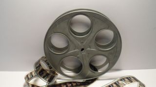 Goldberg 35mm 10 1000ft. Authentic Antique Metal Film Reel