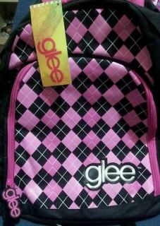 GLEE Black Canvas Full Size Backpack Tote Bag NeW with Tag 31cm*43cm