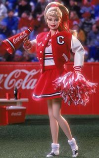 Coca Cola Cheerleader 2001 Barbie Doll