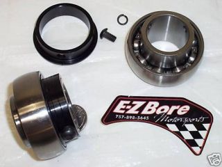 Go Kart Racing (2) 1 1/4 REAR AXLE BEARINGS with Covers Smaller O.D 
