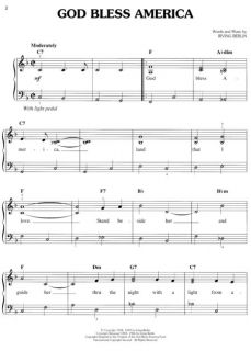 Look inside God Bless America   Easy Piano   Sheet Music Plus