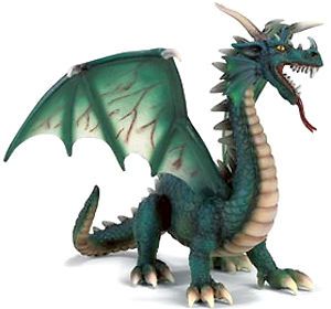 NEW SCHLEICH 70033 GREEN DRAGON Knights Mythical Figure