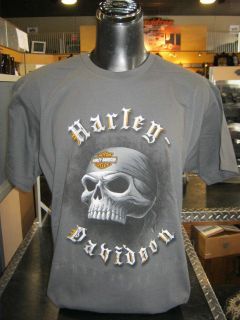 Red Rock Harley Davidso​n Mens Banner Skull T Shirt (30291562)