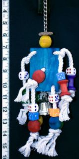NEW! DICE DOMINO   Parrot Toys & Bird Toy Parts by A Bird Toy