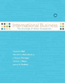 Business The Challenge of Global Competition by J. Michael Geringer 