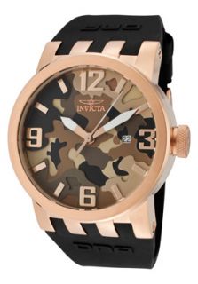 Invicta 10447 Watches,Mens DNA Brown Camouflage Dial 18k Rose Gold 