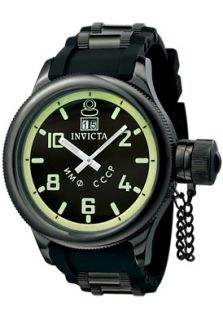 Invicta 4338 Watches,Mens Russian Diver QTZ Black Rubber, Mens 