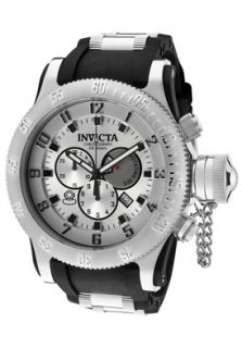 Invicta 10133 Watches,Mens Russian Diver Chronograph Silver Dial 