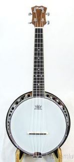 Ukulele banjo walnut wood, open geared chrome plated ukulele tuner DUB 