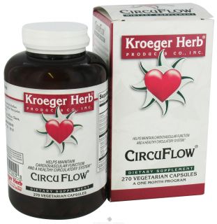 Buy Kroeger Herbs   Herbal Combination CircuFlow   270 Capsules at 