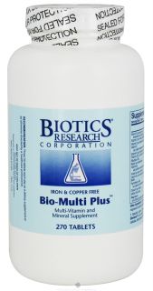 Biotics Research   Bio Multi Plus Multi Vitamin and Mineral Supplement 