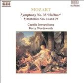 Mozart Symphony No. 35 Haffner Symphonies Nos. 34 and 39 CD, Dec 