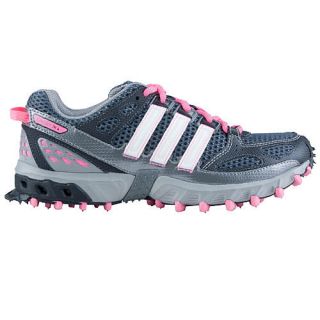 Adidas Damen Runningschuh Kanadia TR 4, grau/pink grau/pink/weiß im 