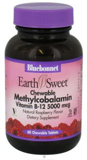Bluebonnet Nutrition   Earth Sweet Chewable Methylcobalamin Vitamin B 