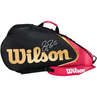 Wilson Kinder Tennistasche BLX Federer Super Six Bag JR. schwarz 